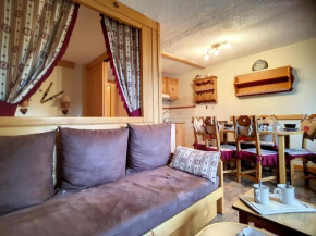 Appartement skis aux pieds à Reberty 1850 avec balcon, 2 pièces, 4ème étage, bord de piste - FR-1-344-826